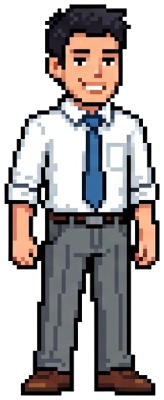 the clerk at window 3, somewhere in his long and uneventful career